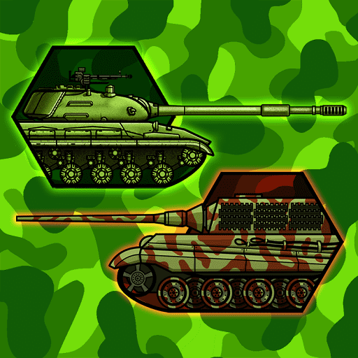 play Tanks 2D War and Heroes